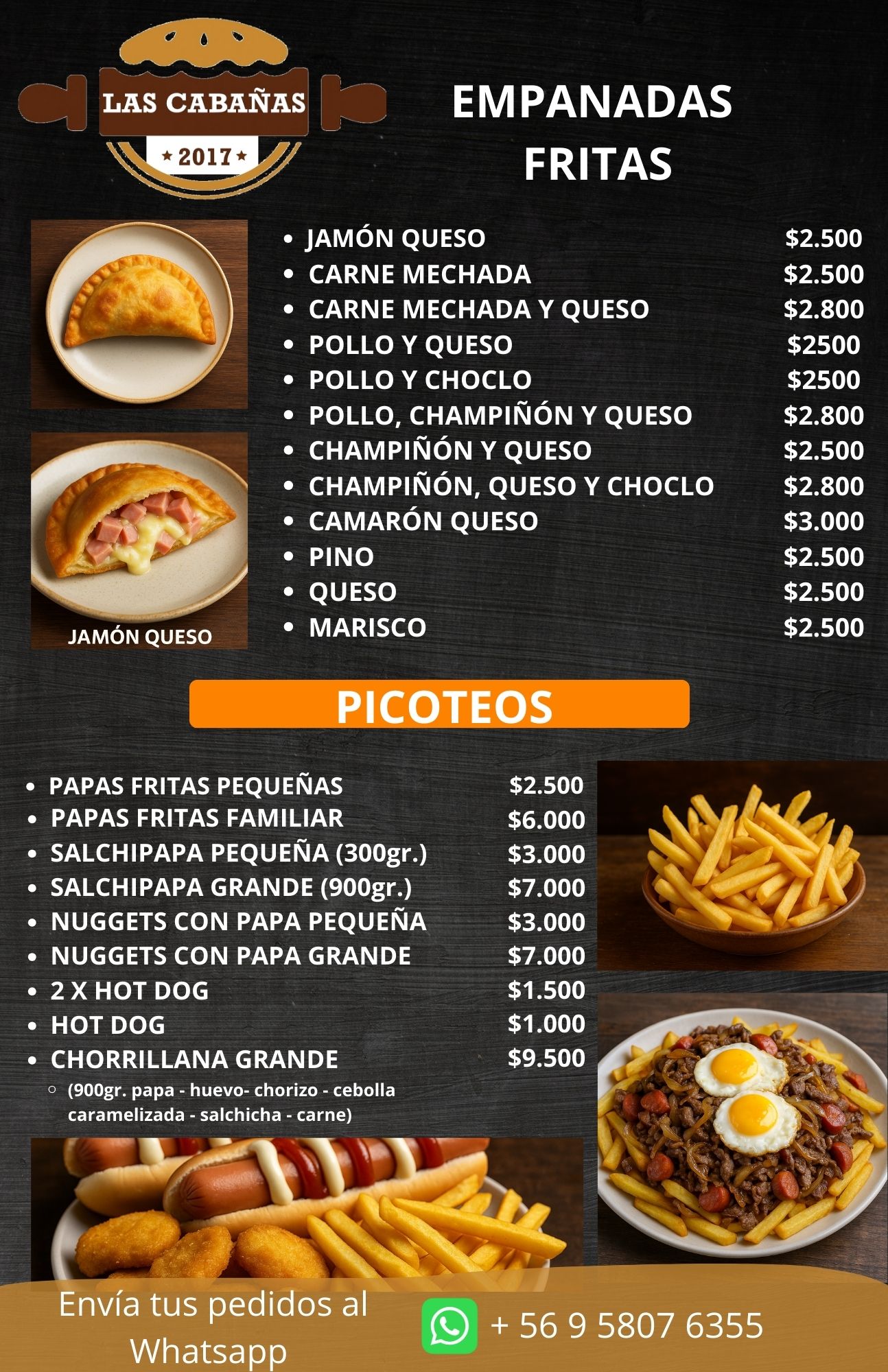 Menú página 2