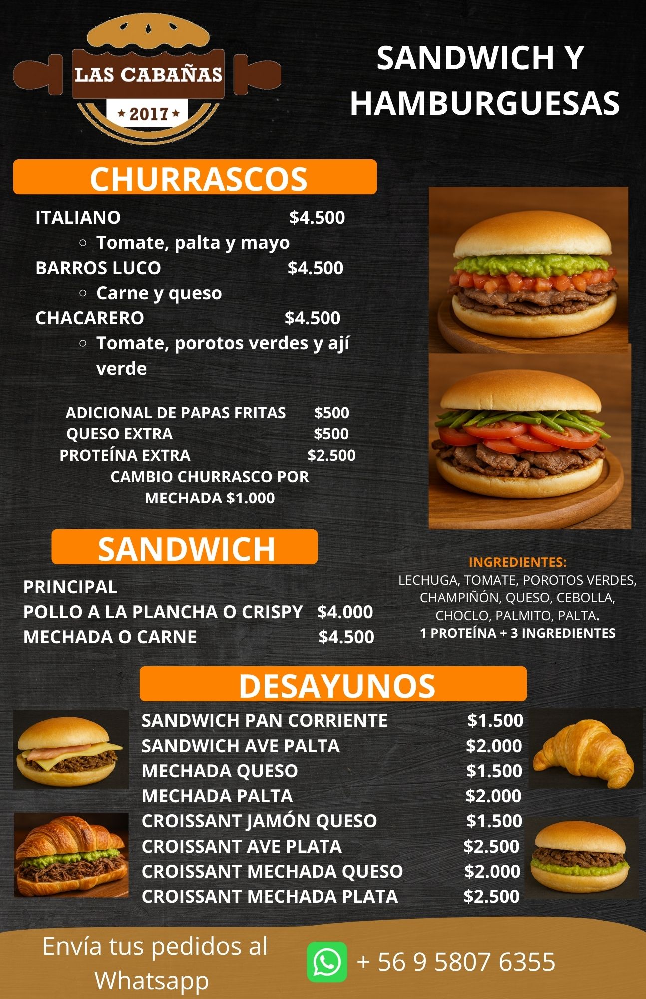 Menú página 5