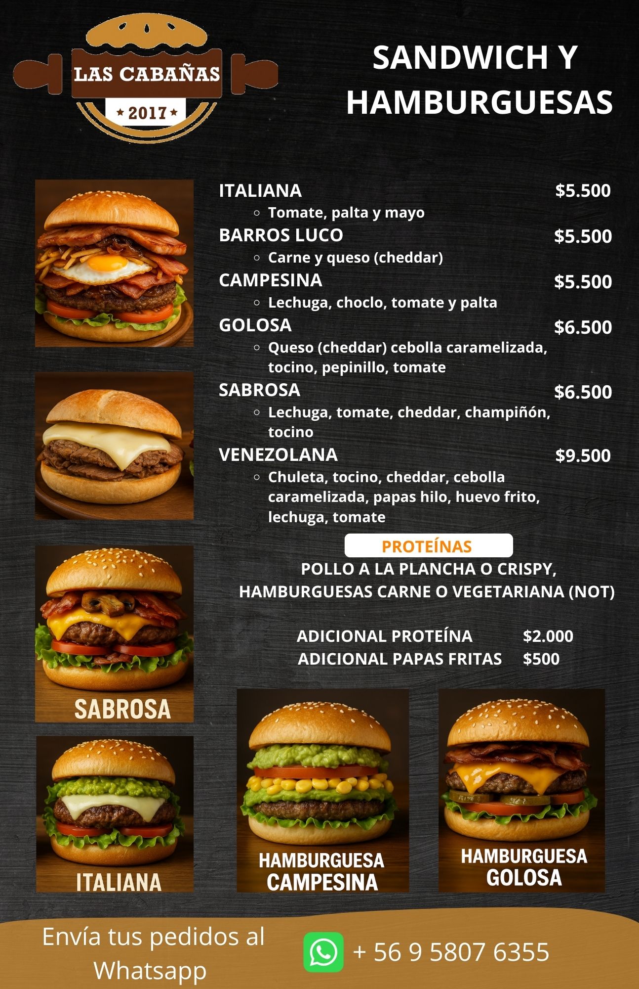 Menú página 6